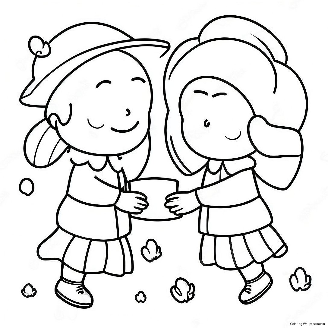 World Kindness Day Coloring Page 16879