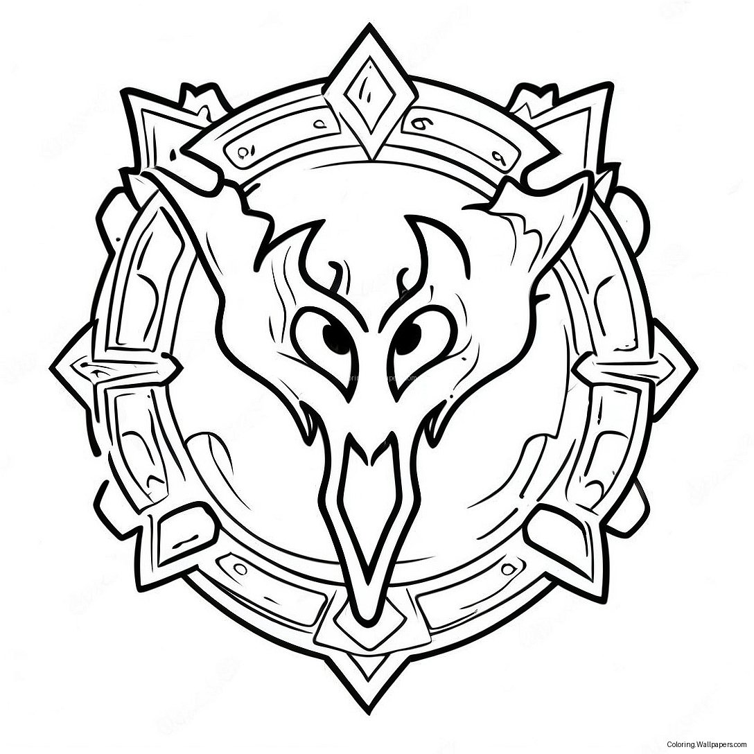 World Of Warcraftin Logo Värityssivu 41343