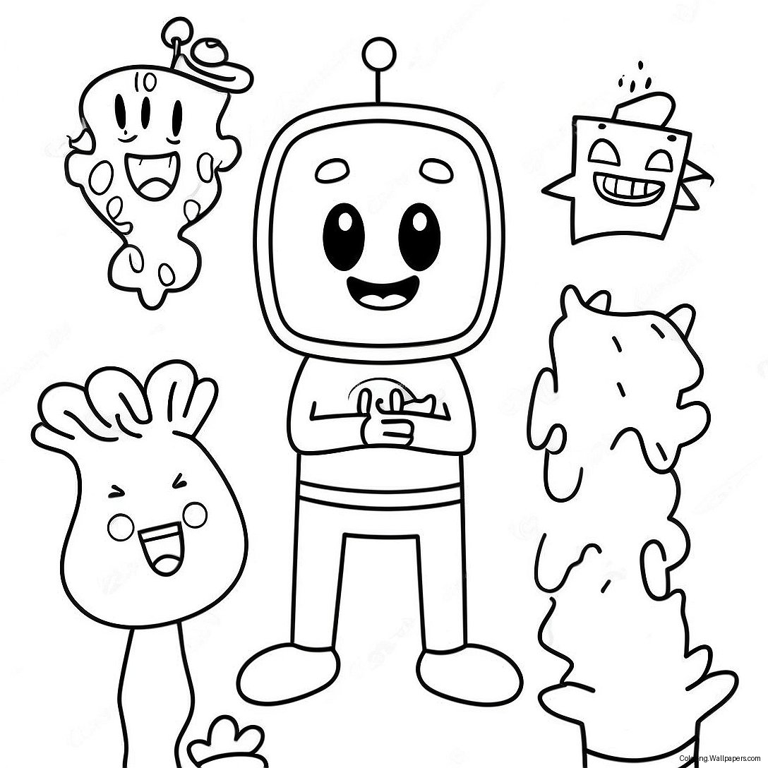 Wow Wow Wubbzy Coloring Page 14737