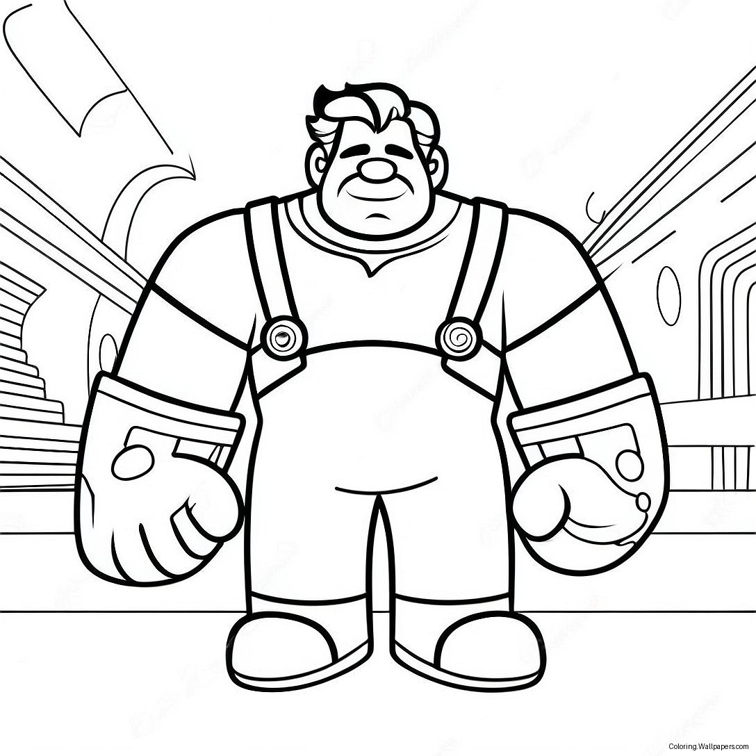 Wreck It Ralph Coloring Page 2273