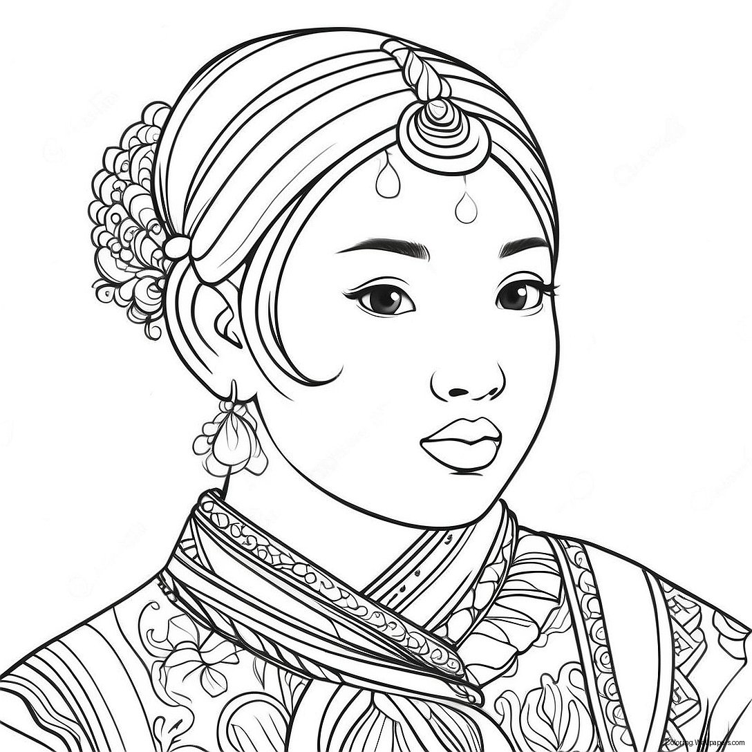 Xiao Coloring Page 56080