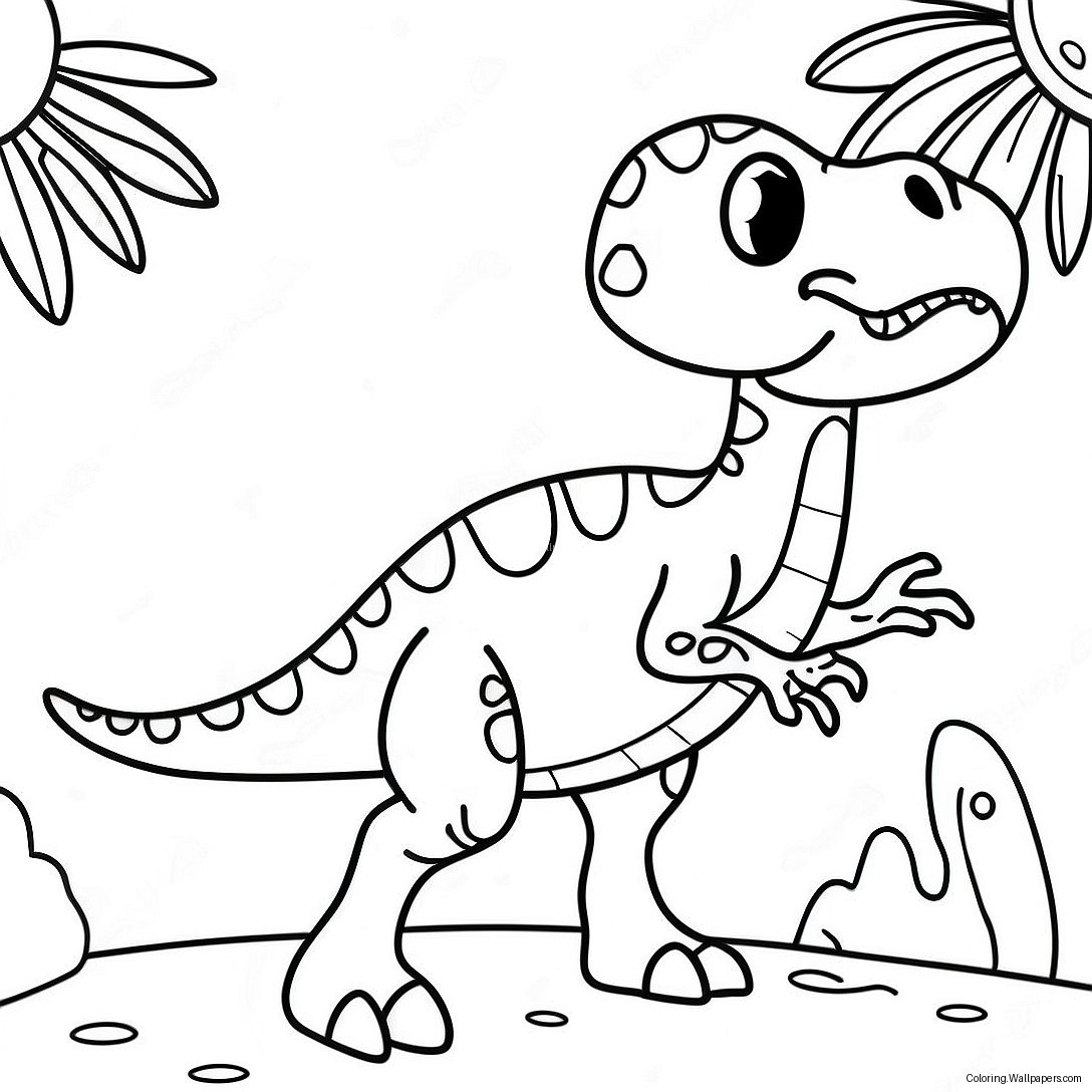 Xray Dinosaur Coloring Page 44060