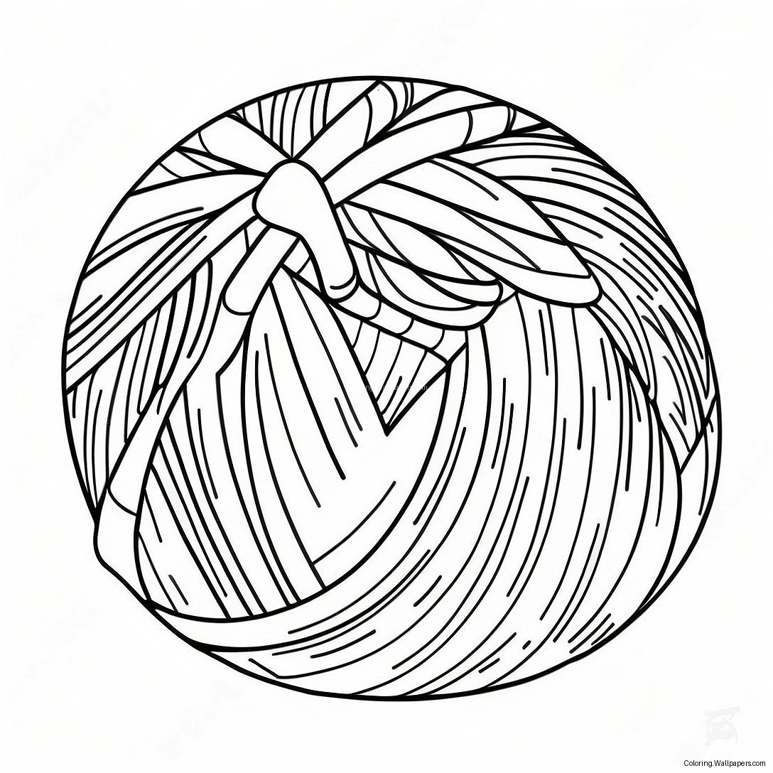 Yarn Ball Coloring Page 41991