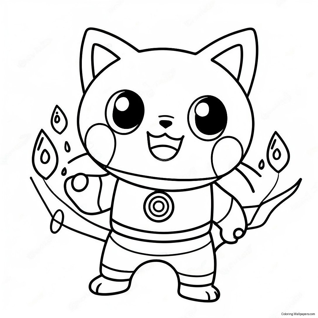 Pagina Da Colorare Di Yo Kai Watch 50799