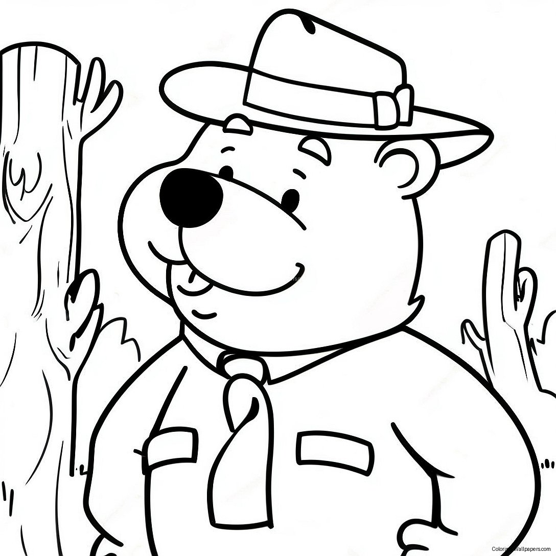 Página Para Colorear De Yogi Bear 19836