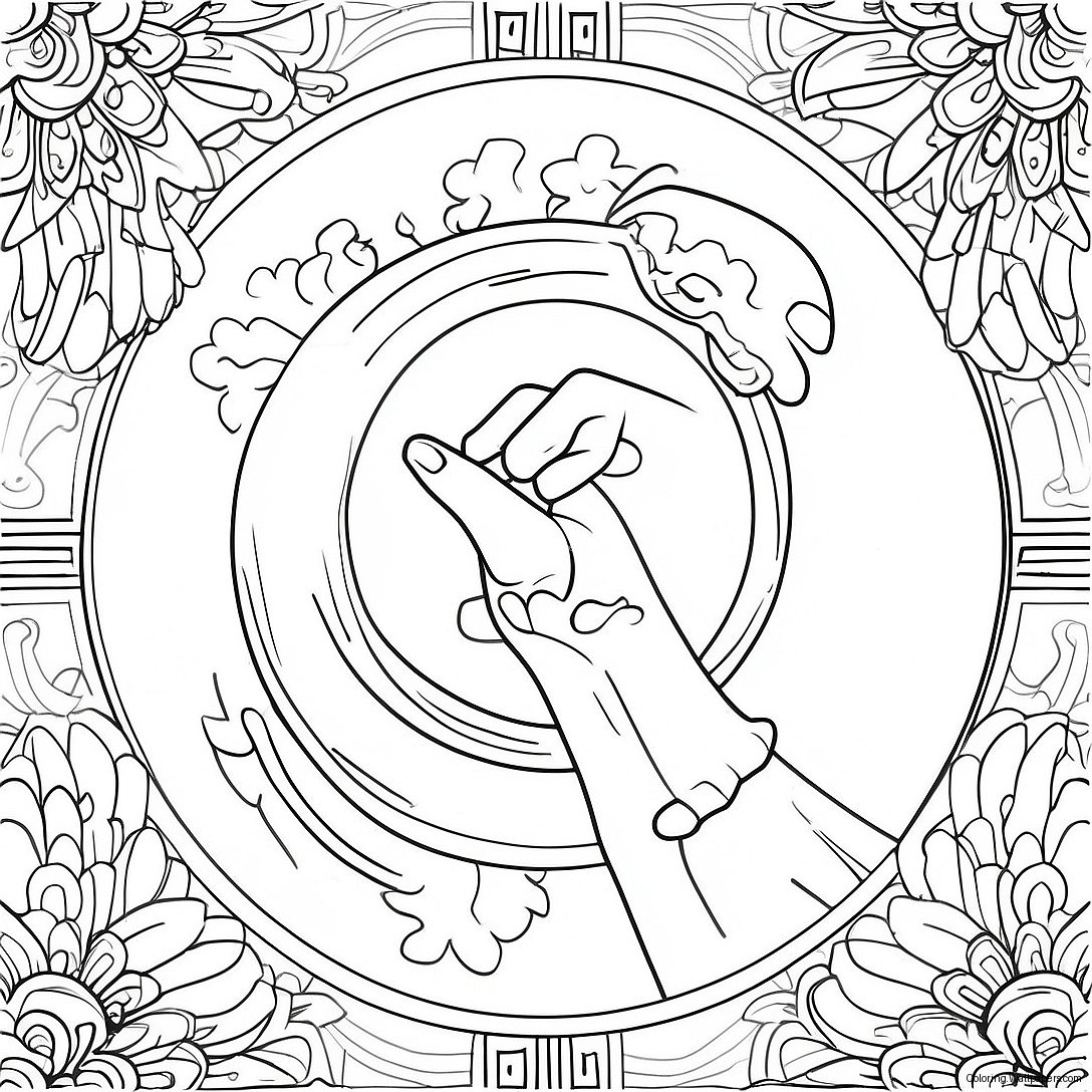 Yom Kippur Symbolic Coloring Page 15905