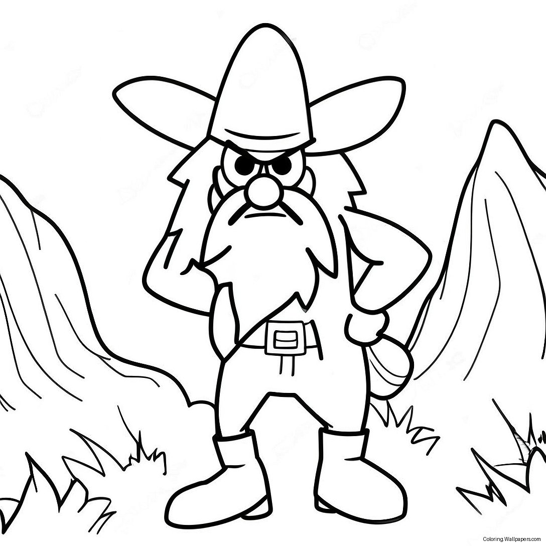 Yosemite Sam Coloring Page 34991