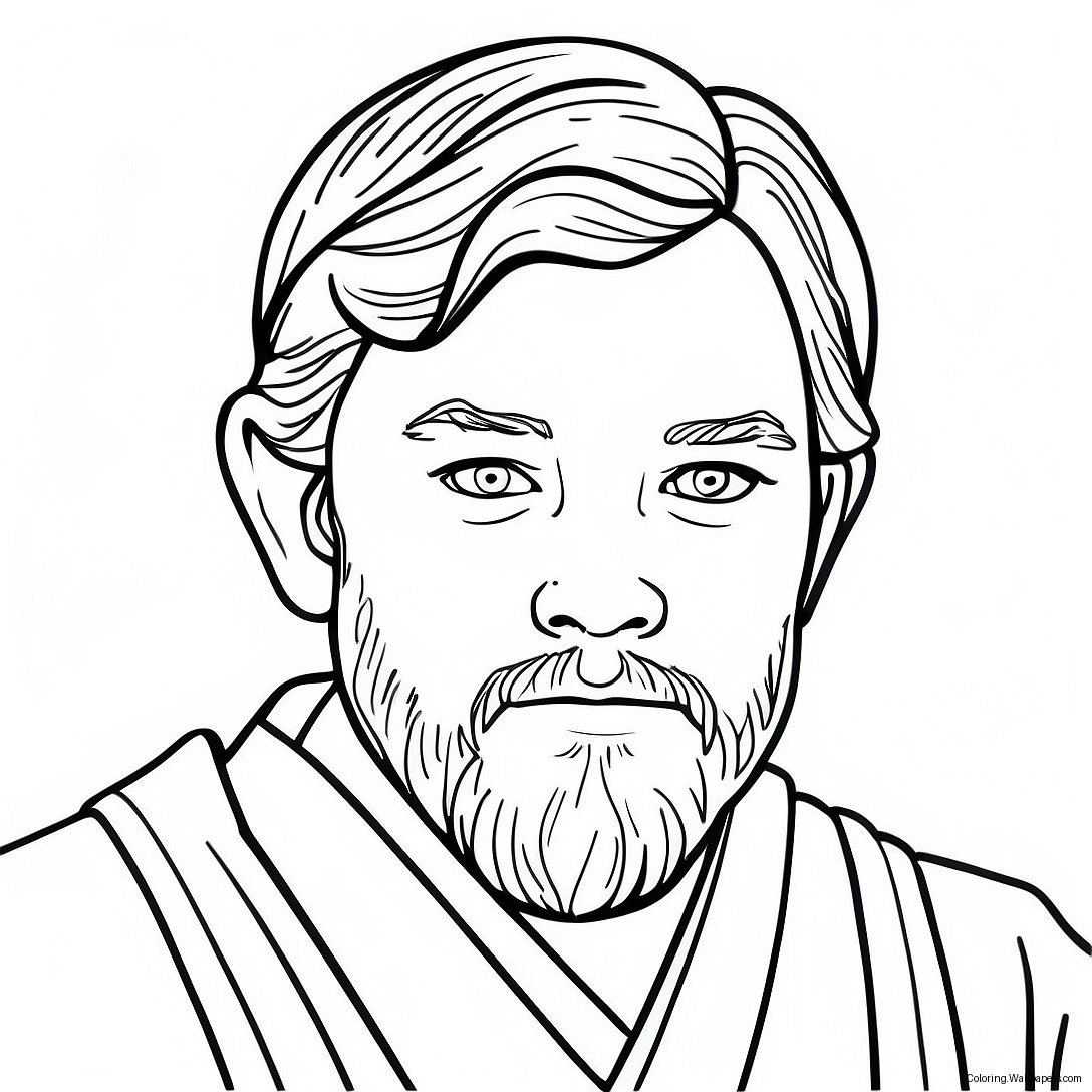 Young Obi Wan Kenobi Coloring Page 20955