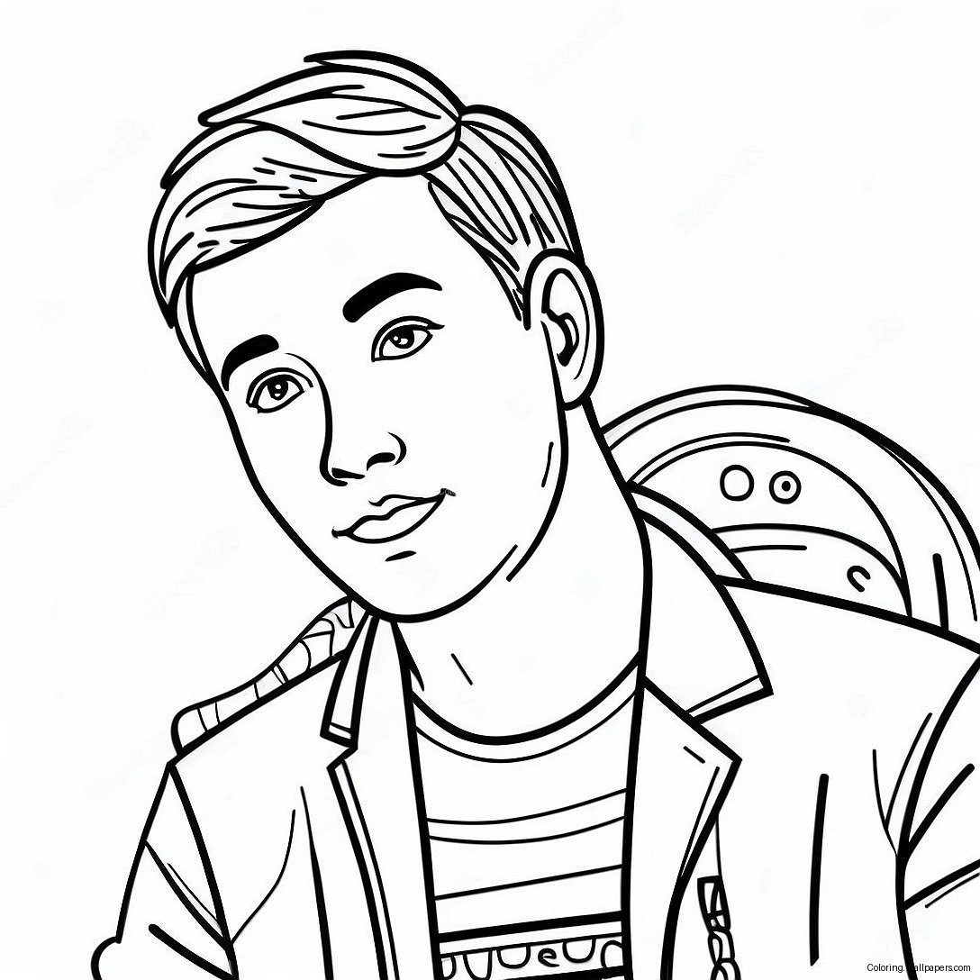 Youtuber Coloring Page 22167