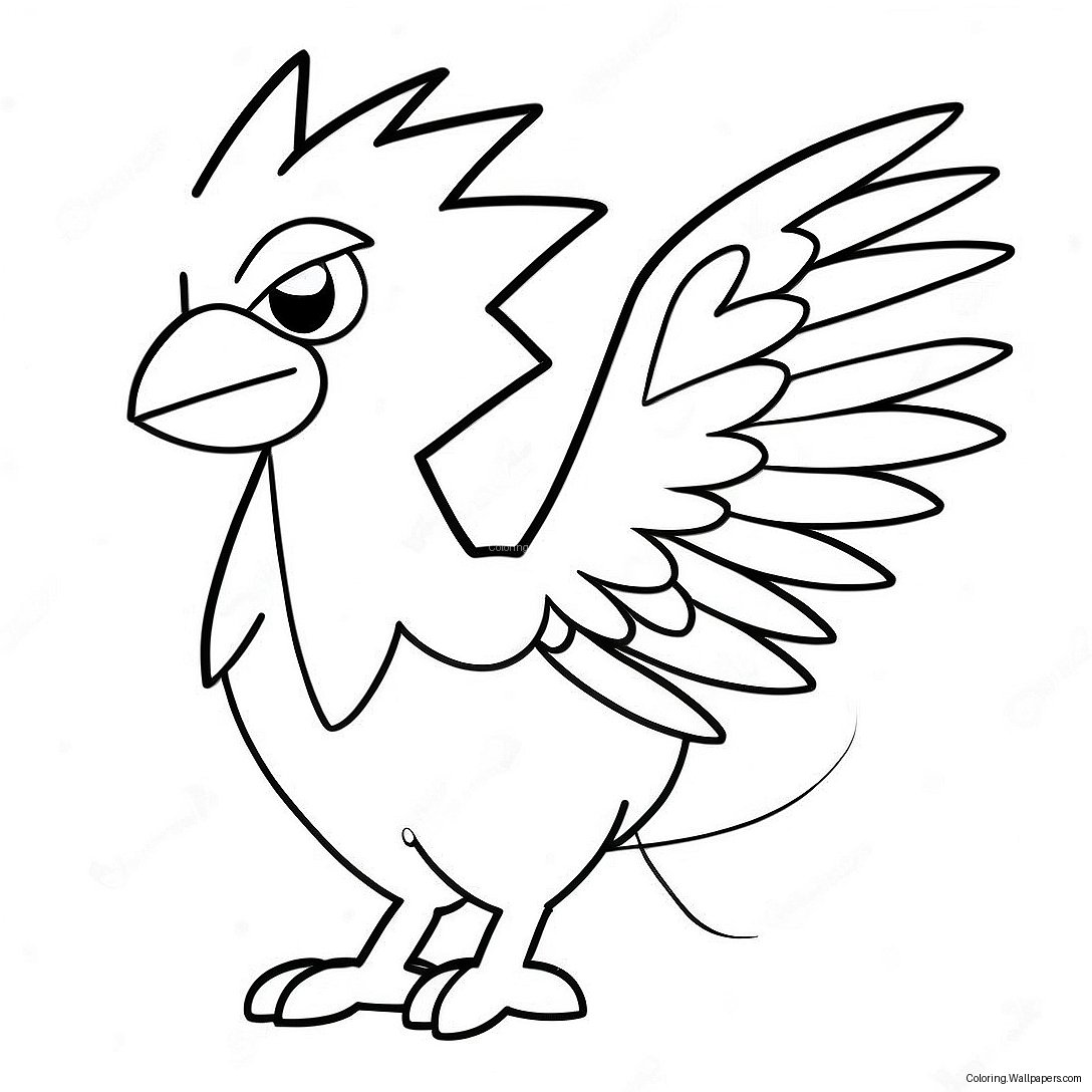 Zapdos Coloring Page 57869