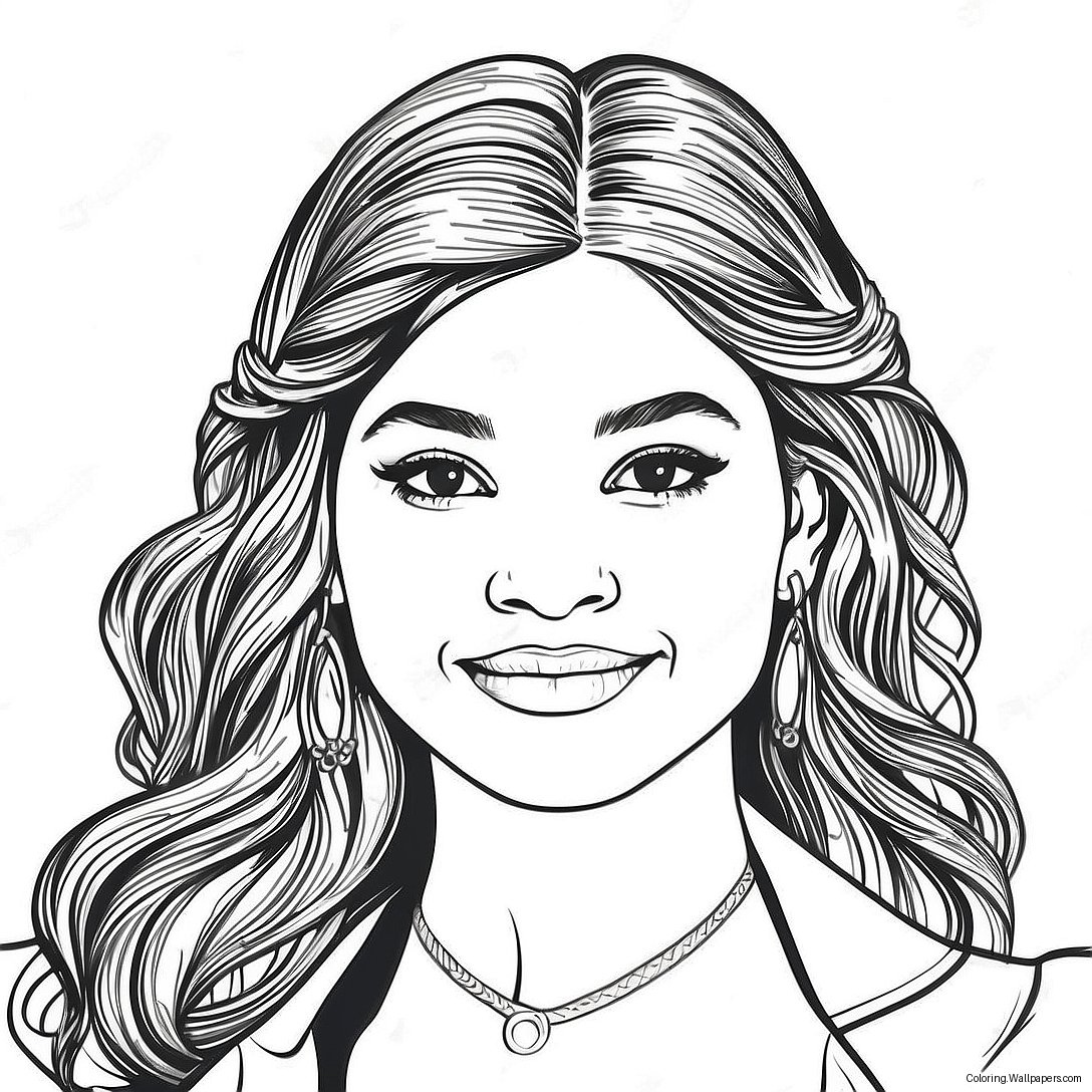 Zendaya Coloring Page 20873