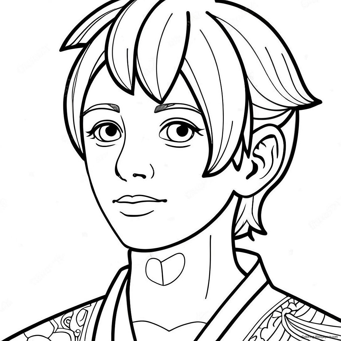 Zenitsu Coloring Page 4072