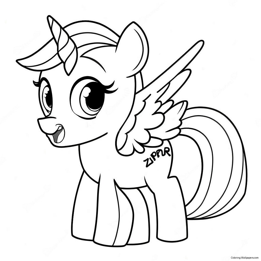 Zipp My Little Pony Coloring Page 55971