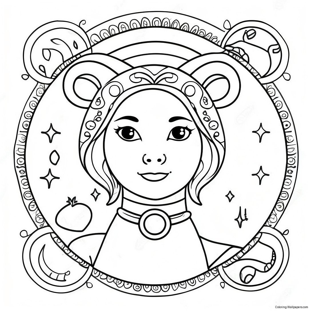 Zodiac Sign Coloring Page 2116