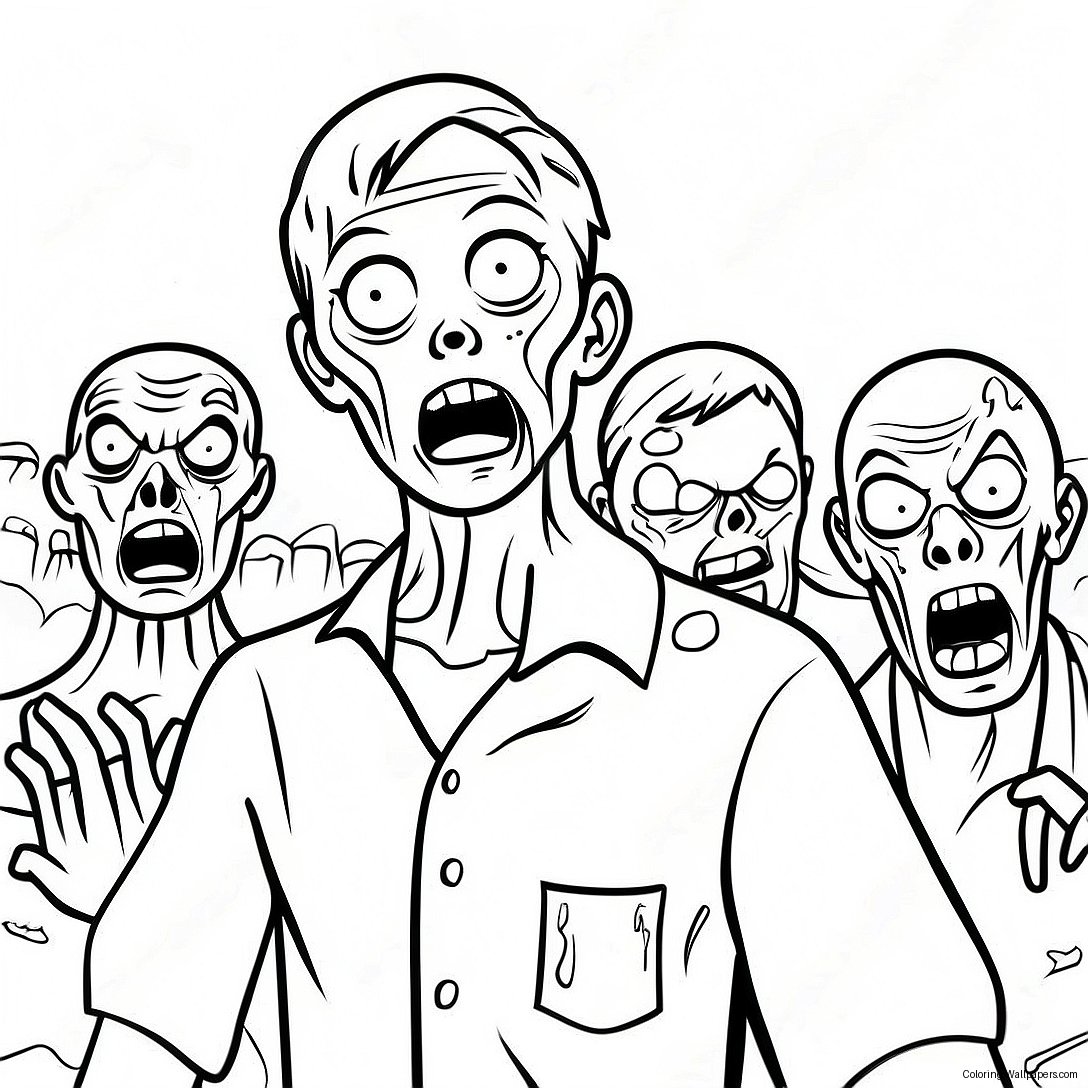 Zombies 3 Movie Poster Coloring Page 8124