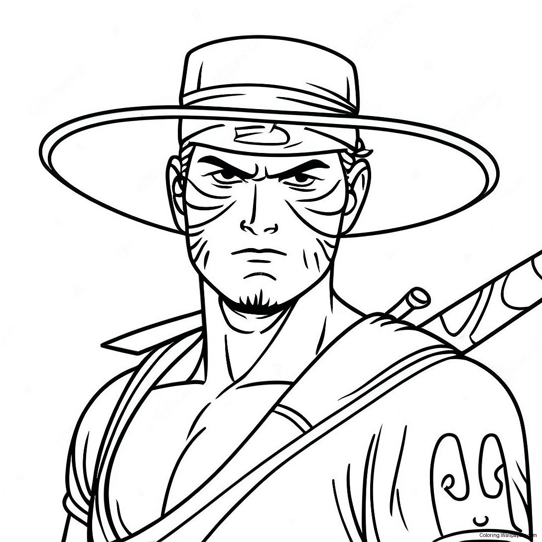 Zoro Coloring Page 39163