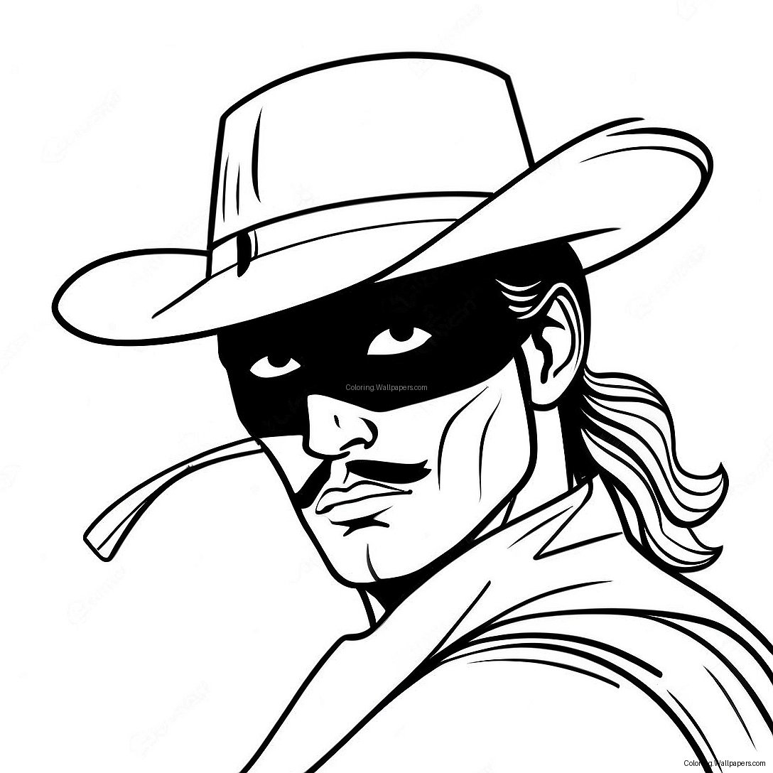 Zorro Coloring Page 39095