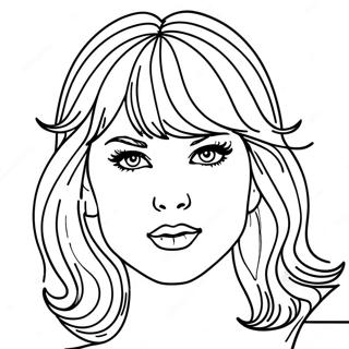 Taylor Swift 1989 Coloring Pages