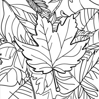 Fall Leaf Coloring Page 10010-8050