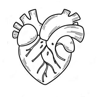 Broken Heart Coloring Page 10030-8076