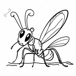 Ant Coloring Page 10040-8069