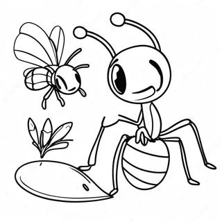 Ant Coloring Page 10040-8070