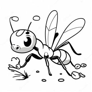 Ant Coloring Page 10040-8072