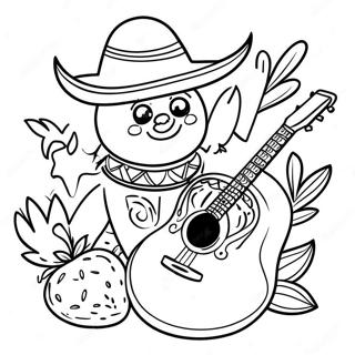 Mexican Coloring Pages