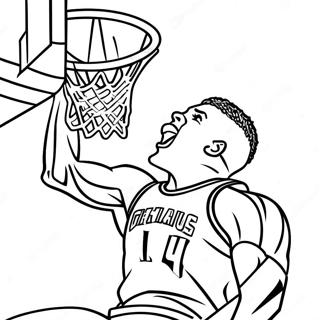 Giannis Dunking Basketball Coloring Page 10091-8114