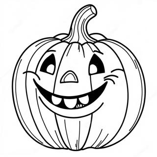 Smiling Jack O Lantern Coloring Page 10111-8141