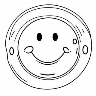 Smiley Face Coloring Pages