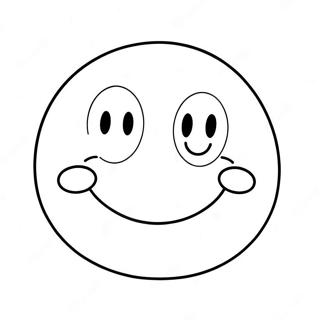 Smiley Face Coloring Page 1020-819