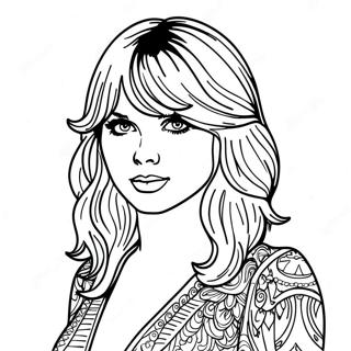 Reputation Taylor Swift Coloring Page 10230-8226