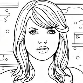 Reputation Taylor Swift Coloring Page 10230-8227