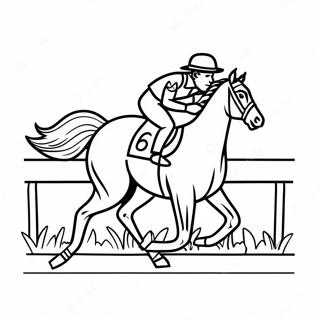 Kentucky Derby Coloring Pages