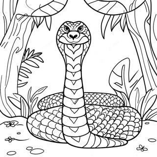 King Cobra Coloring Pages