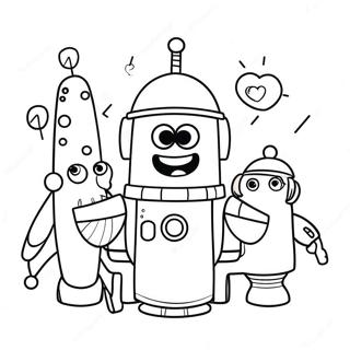 Storybots Boyama Sayfası 10320-8289