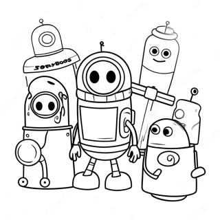 Раскраска Storybots 10320-8291