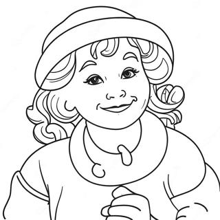 Mrs Claus Coloring Pages