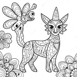 Alebrije Coloring Pages