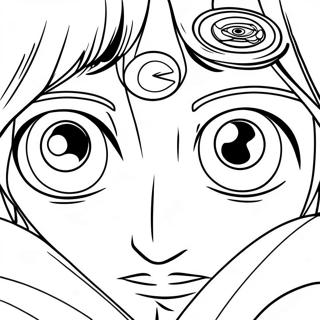 Itachi With Sharingan Coloring Page 10371-8344