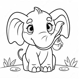 Drunk Elephant Coloring Page 10430-8370