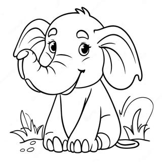 Drunk Elephant Coloring Page 10430-8371