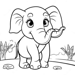 Drunk Elephant Coloring Page 10430-8372