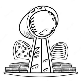 Super Bowl 58 Logo Kleurplaat 10450-8386