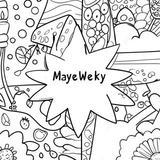 Days Of The Week Coloring Page 10470-8393