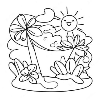 Sunny Monday Morning Coloring Page 10471-8397