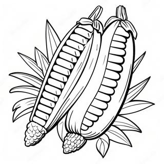 Corn Coloring Page 10490-8404