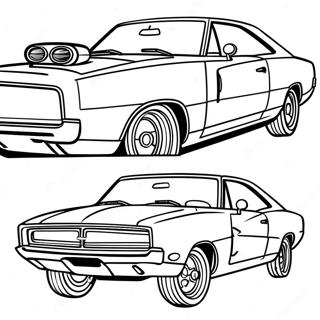 Dodge Charger Coloring Pages