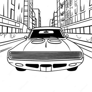 Dodge Charger Coloring Pages